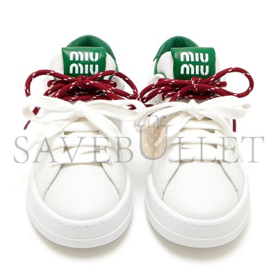 MIU MIU LEATHER SNEAKERS 5E387E MIU MIU LEATHER SNEAKERS 5E387E